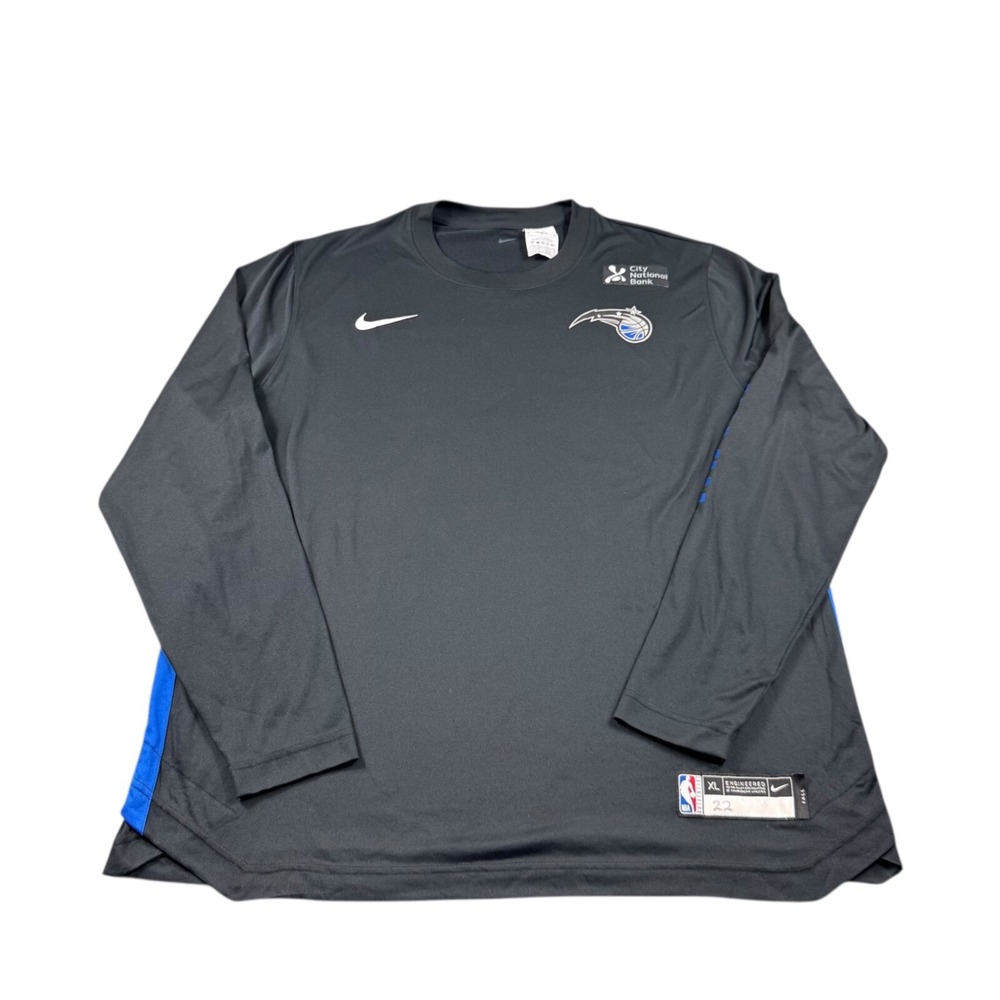 Nike Orlando Magic Franz Wagner 22 Team Issue Long Sleeve Shirt Black XLT